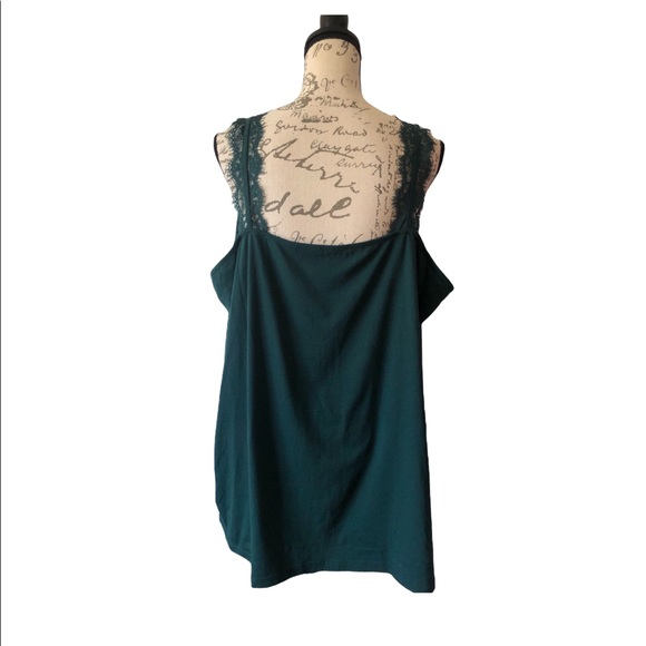 Women’s Tank Top 3X Green - Picture 2 of 5